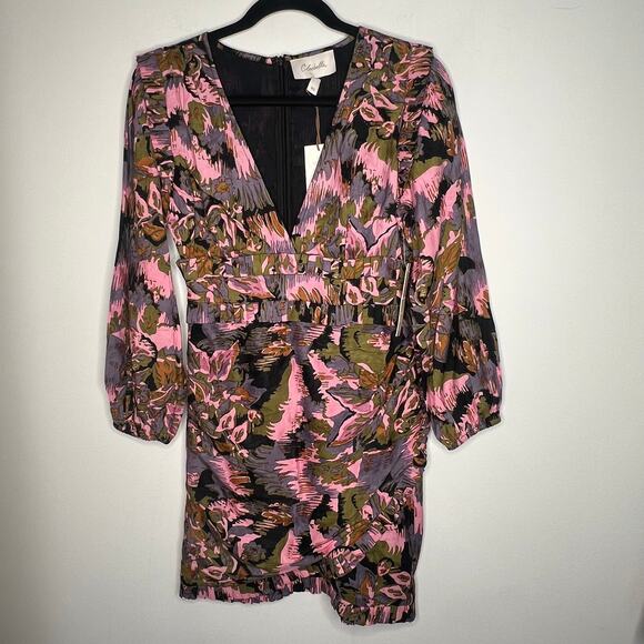 Cleobella Long Sleeve Mini Dress Size XS - Picture 2 of 8